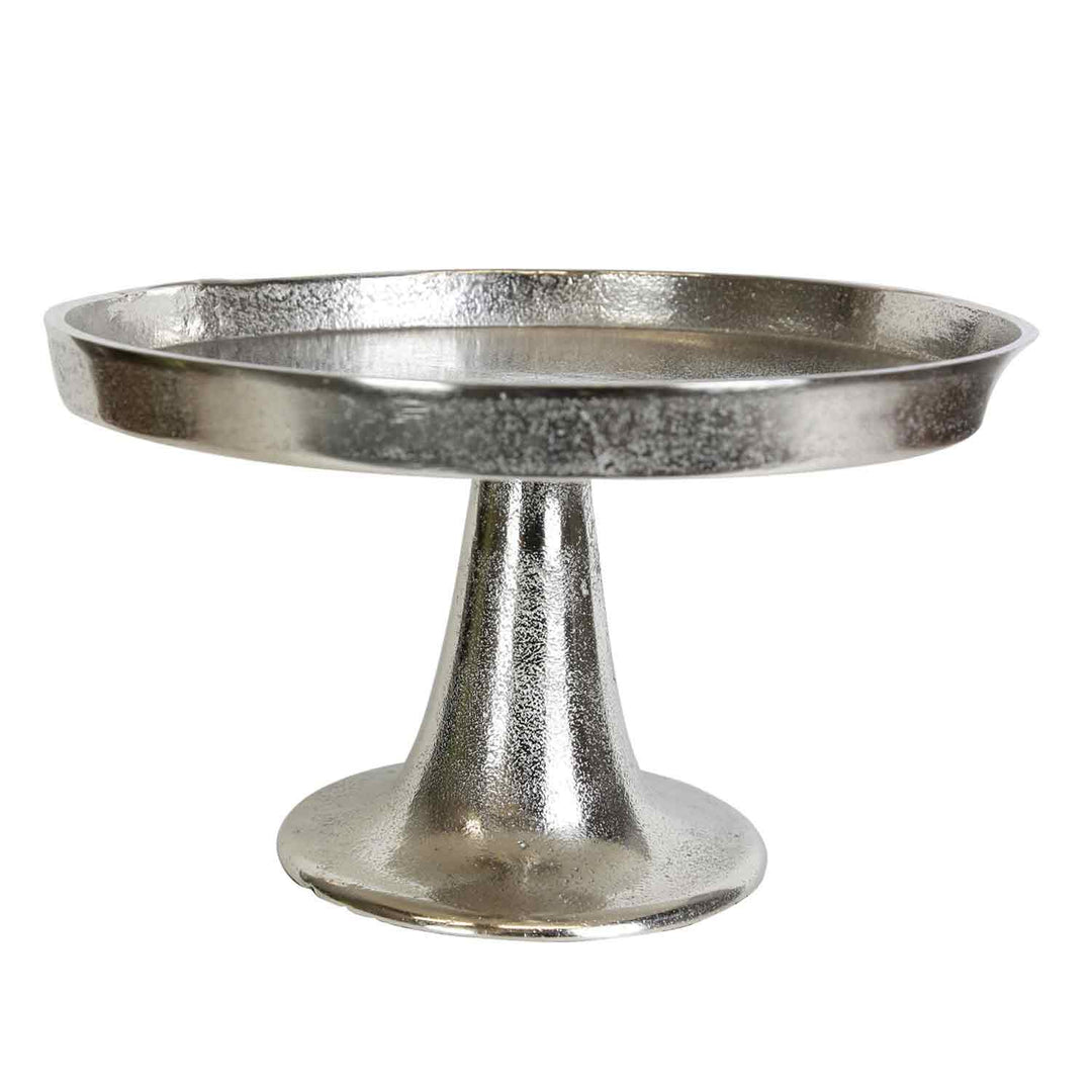 Catania cake plate silver with foot