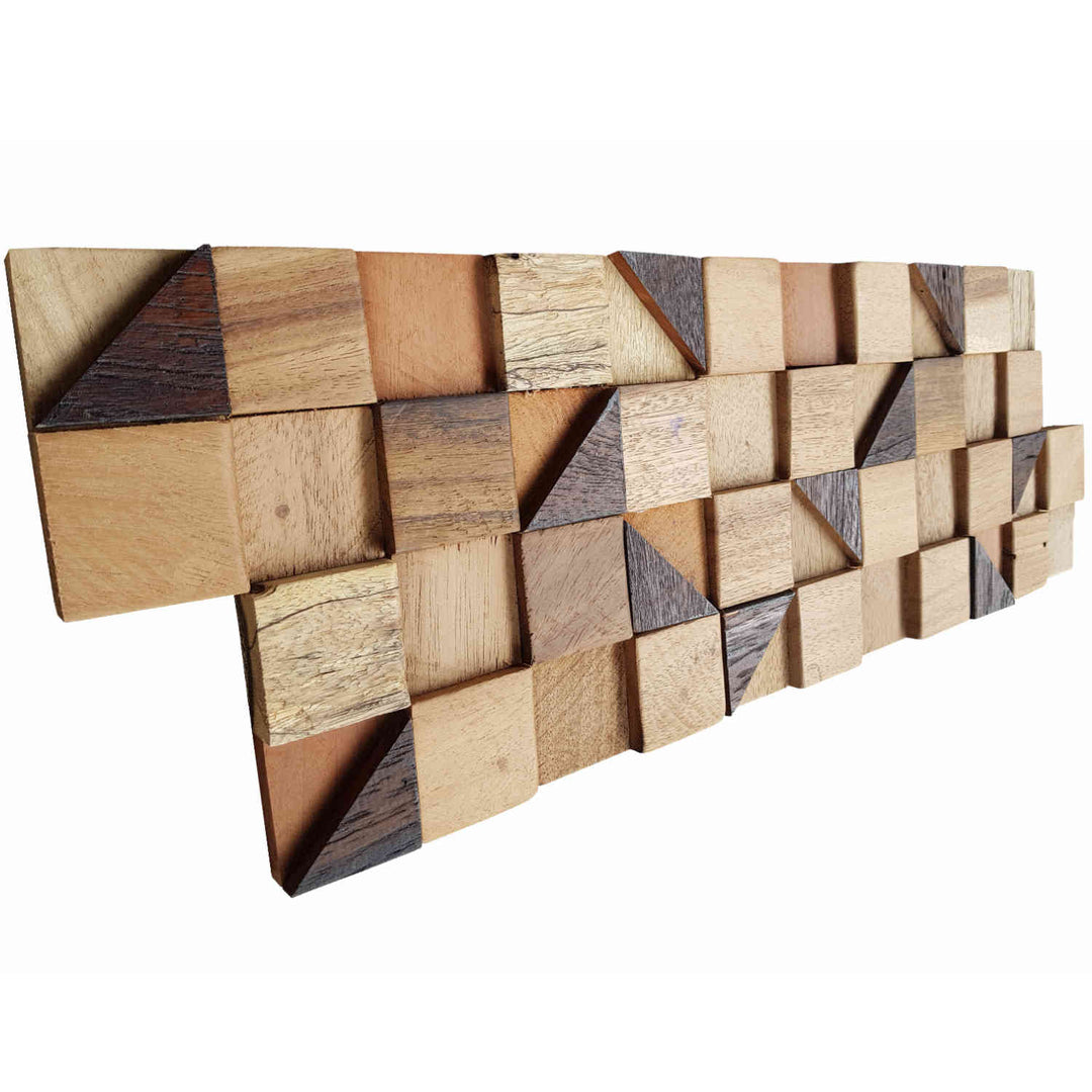 Holz Wandverkleidung Pyramid Cube