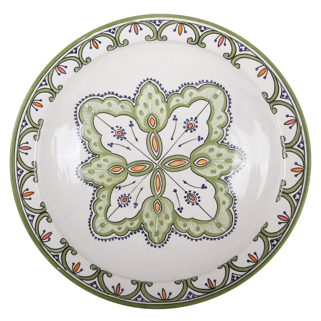 Hand-painted ceramic bowl from Morocco F035