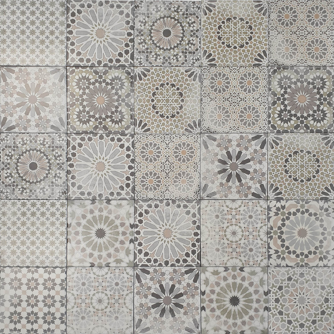 Moroccan Patchwork Tiles Arabesque