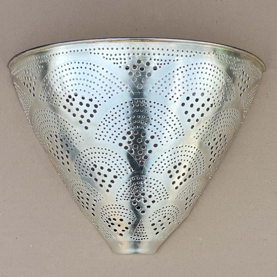 Moroccan silver wall lamp Kenan