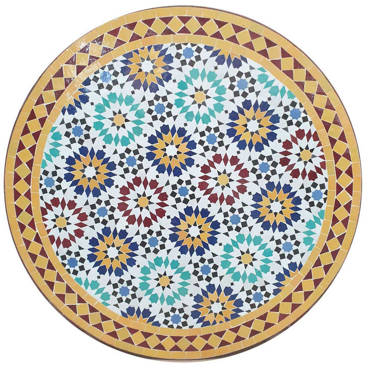 Mosaic table D80 Ankabut Yellow