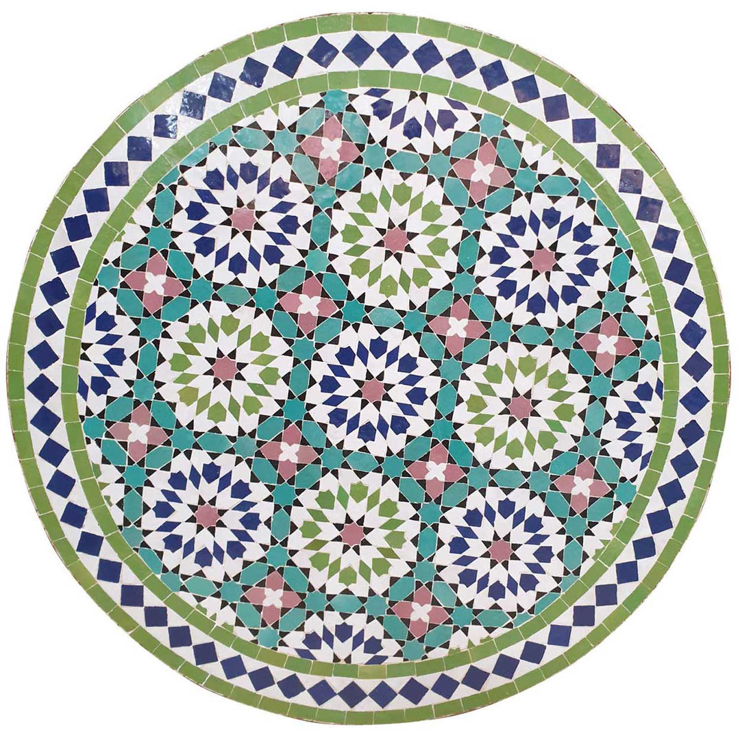 Mosaic table D80 Ankabut Green