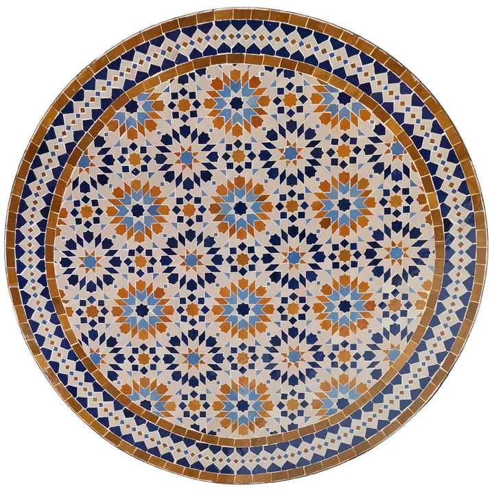 Mosaic table D90 Ankabut Brown 