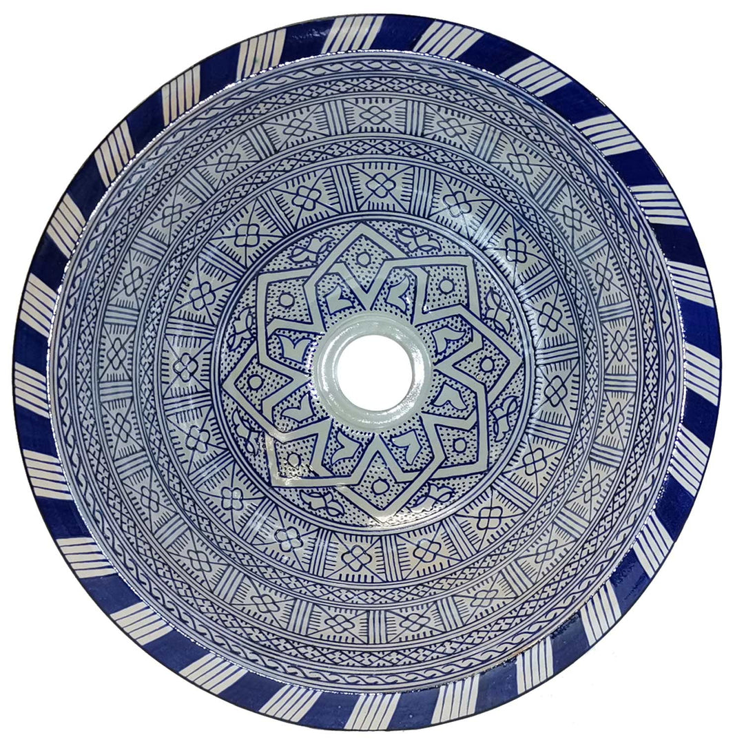 Marokkaanse keramische spoelbak Fes2