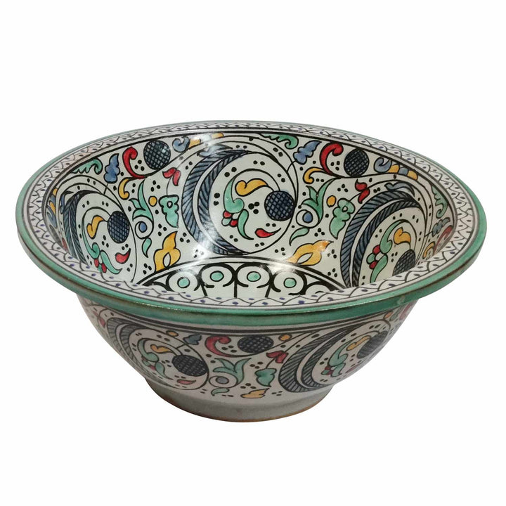 Marokkanisches Keramik-Waschbecken Fes124