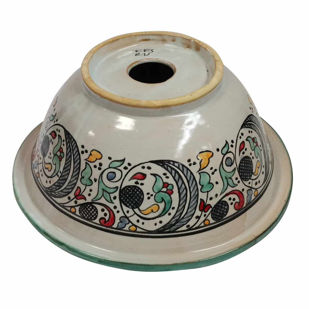 Moroccan ceramic sink Fes124