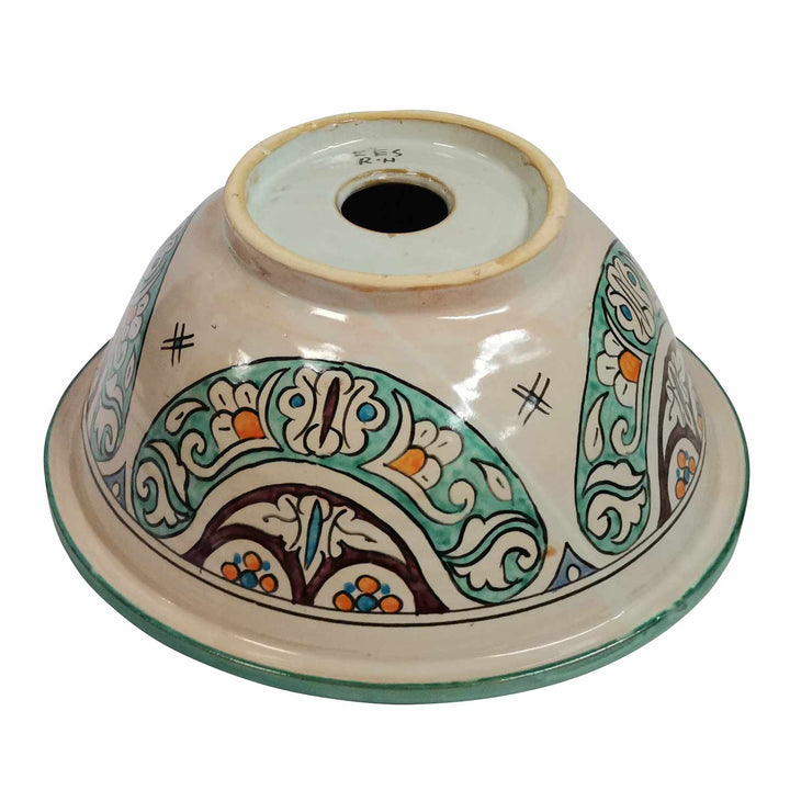 Marokkanisches Keramik-Waschbecken Fes51