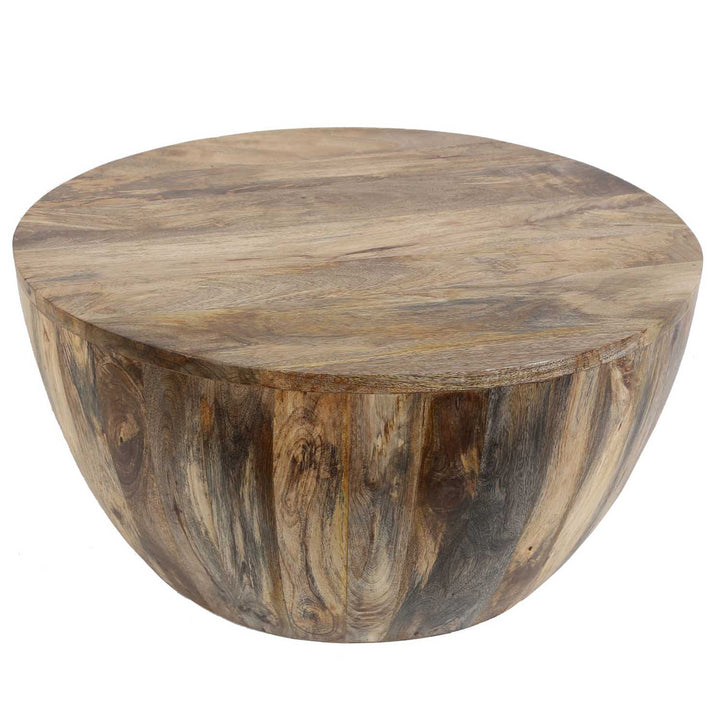 Solid wood coffee table Torino round