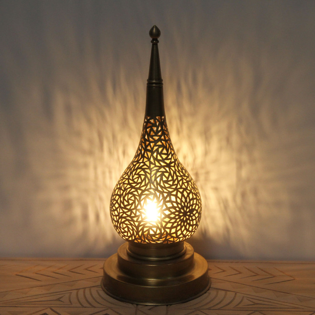 Moroccan brass lamp Duru L