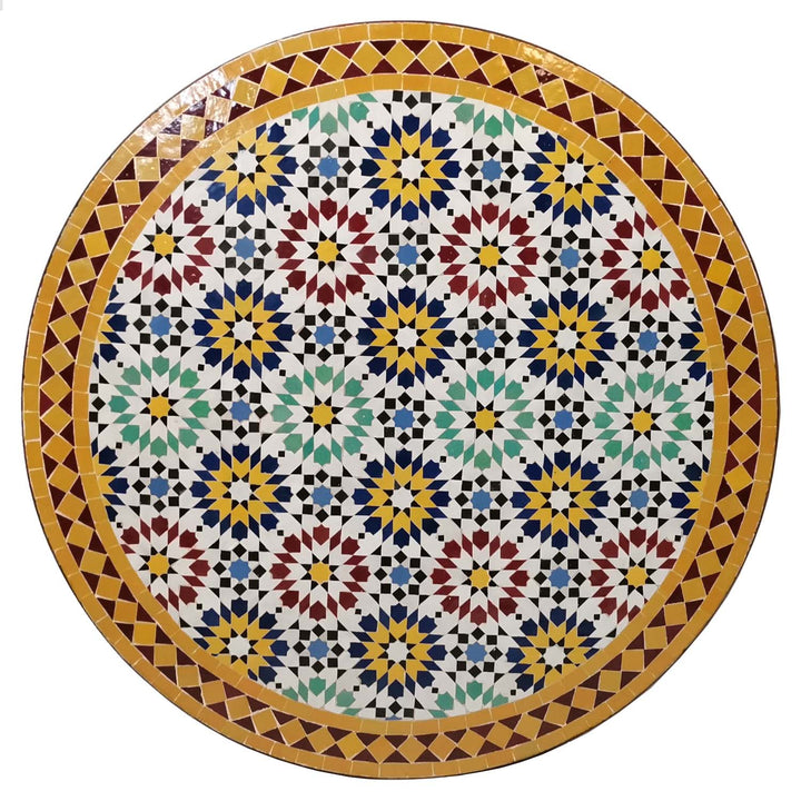 Mosaic table D90 Ankabut Yellow