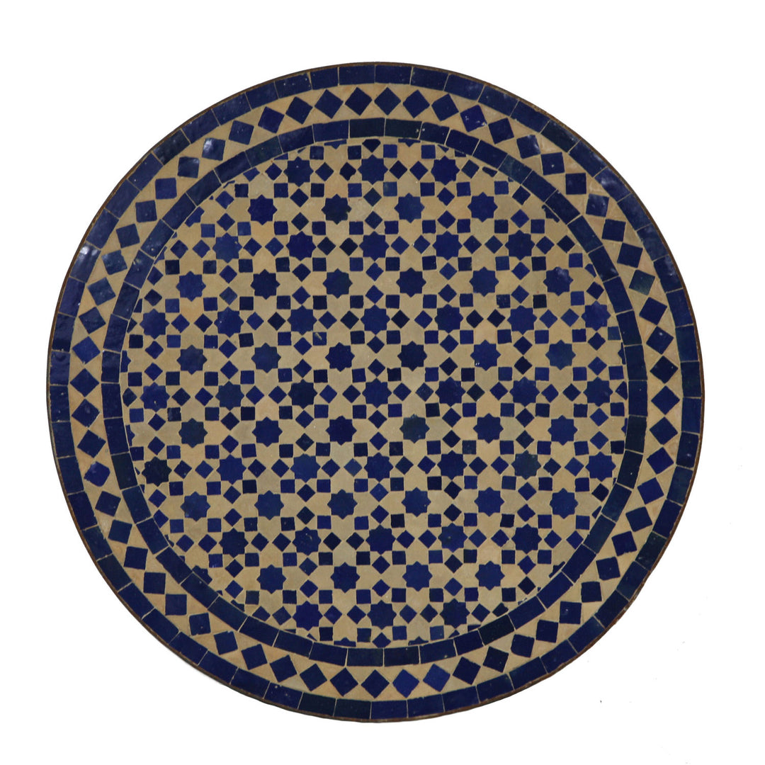 Mosaiktisch aus Marokko - Rund -M60-9
