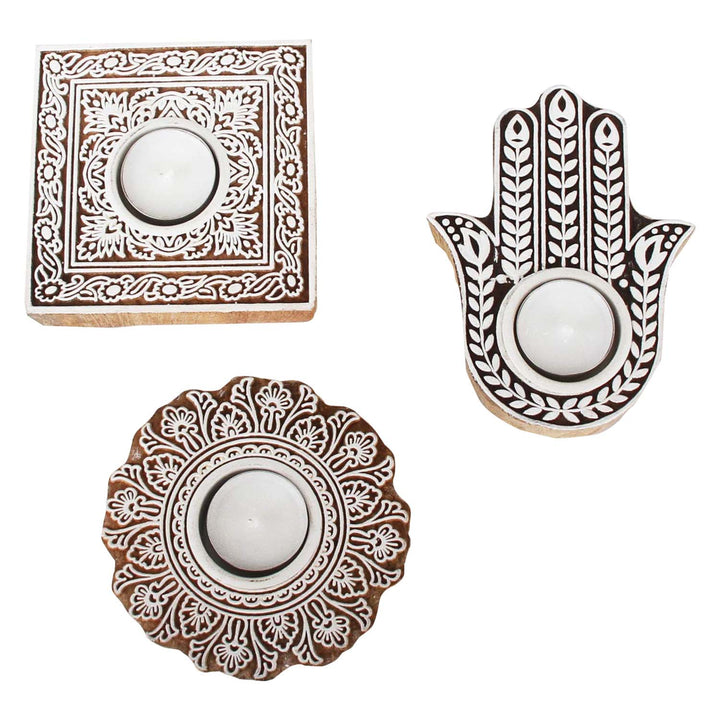 Orientalische Teelichthalter Sahra 3er Set