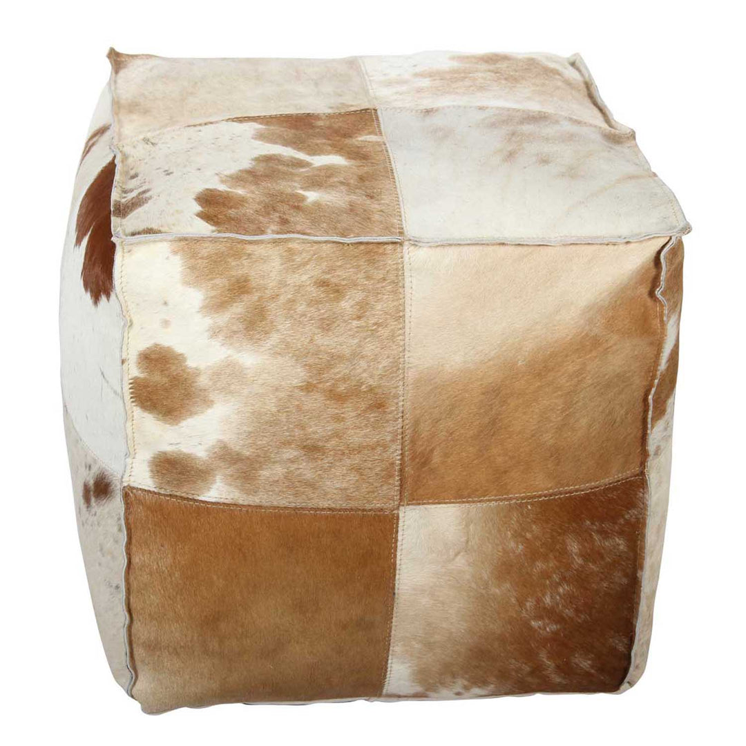 Patchwork leather seat cushion Florence