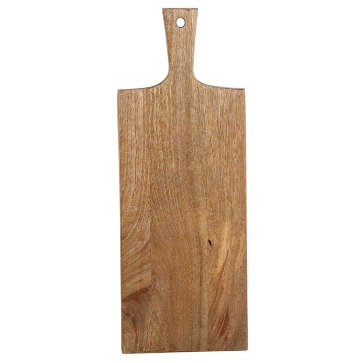 Servierbrett Holz 65cm lang mit Griff