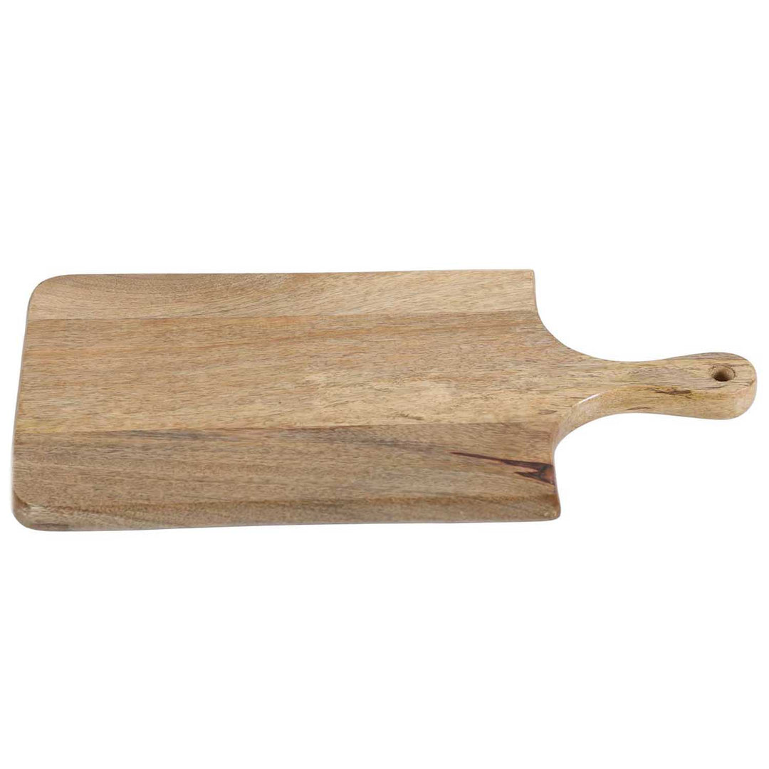 Wooden serving board 42cm wide with handle