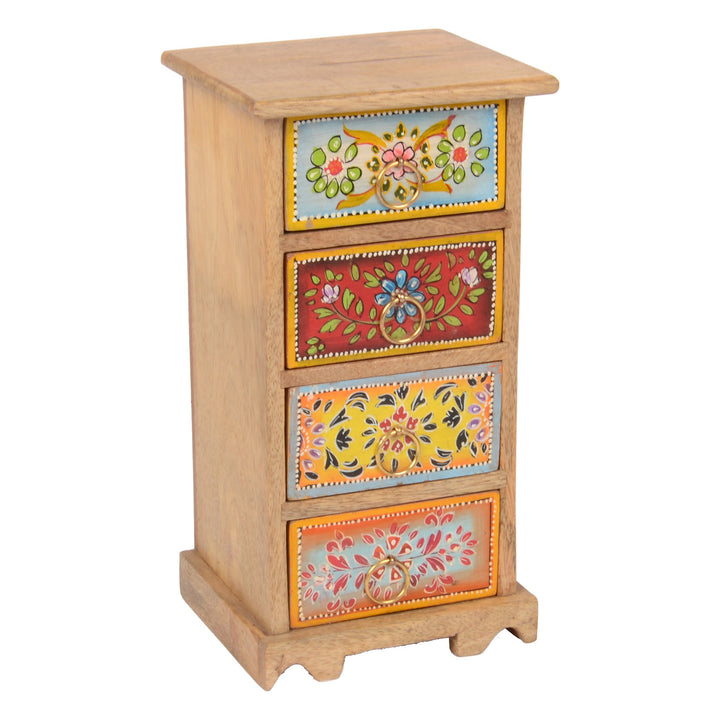 Hand-painted mini chest of drawers Mahavir