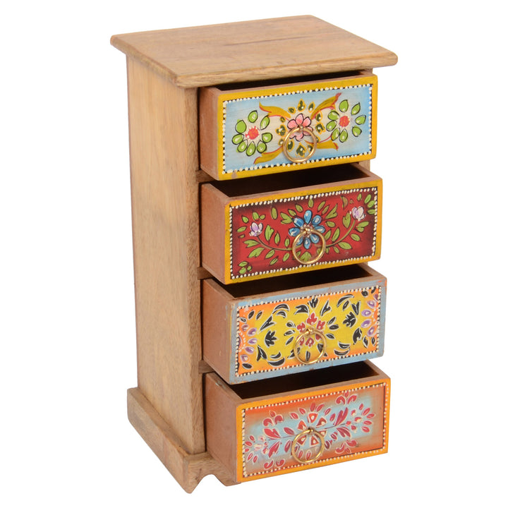 Hand-painted mini chest of drawers Mahavir