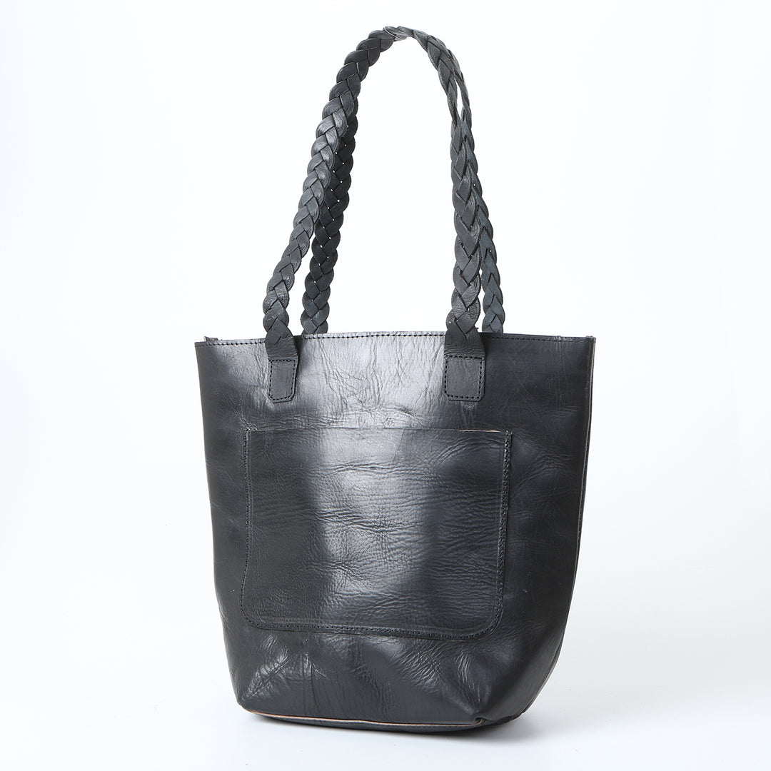 Women's leather bag Delia black