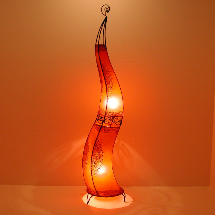 XXL Henna-Stehlampe Hissan H150 Orange