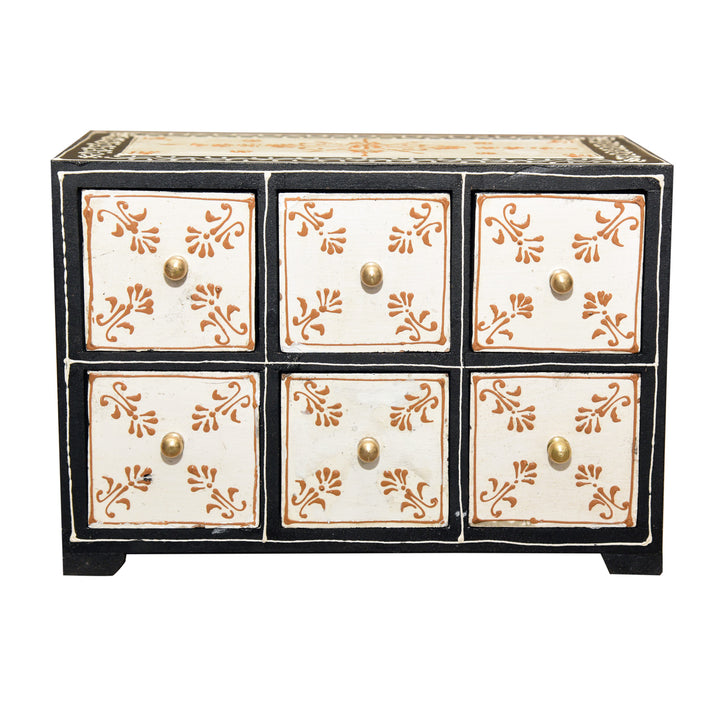 Oriental mini chest of drawers Amiris