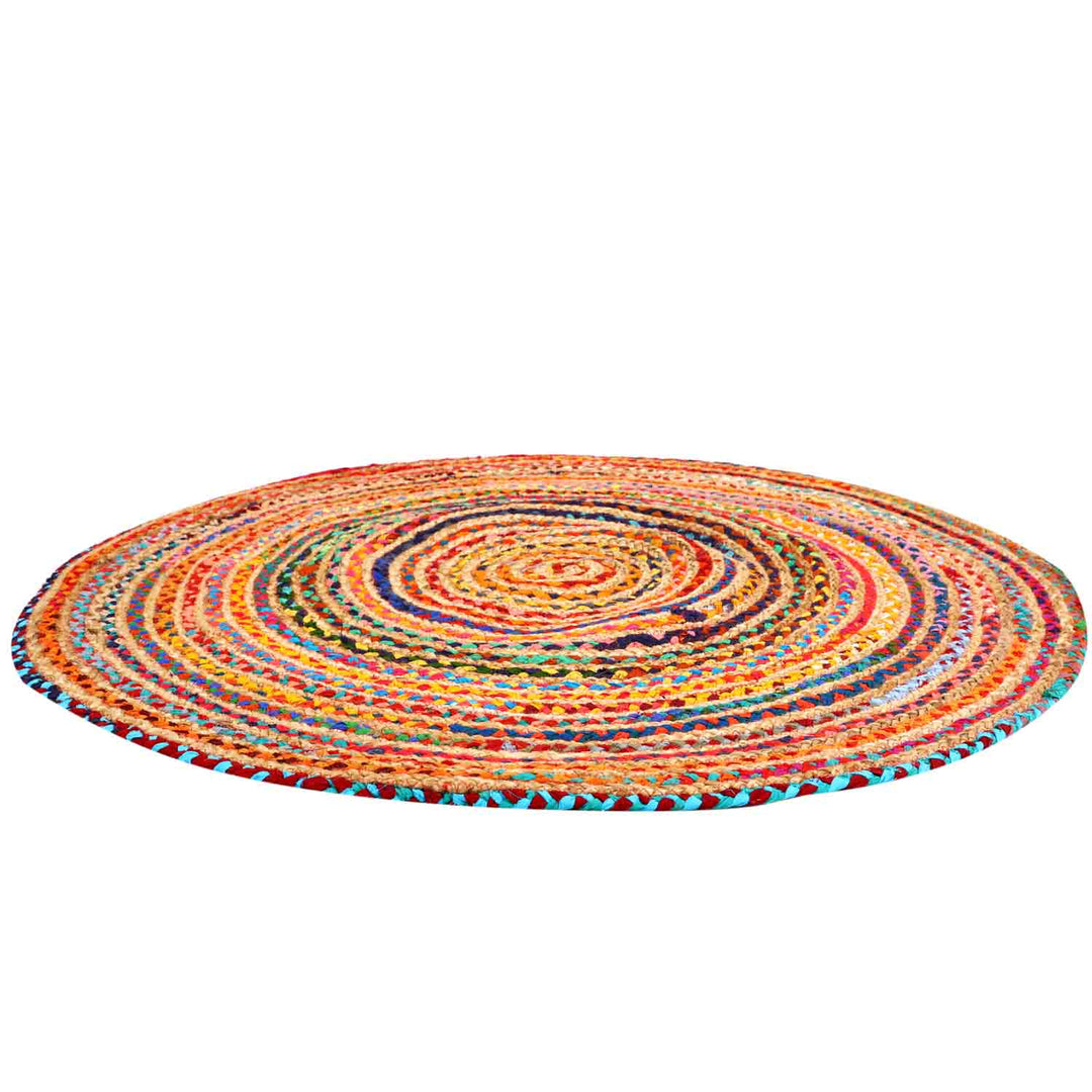 Jute carpet Tamani colorful