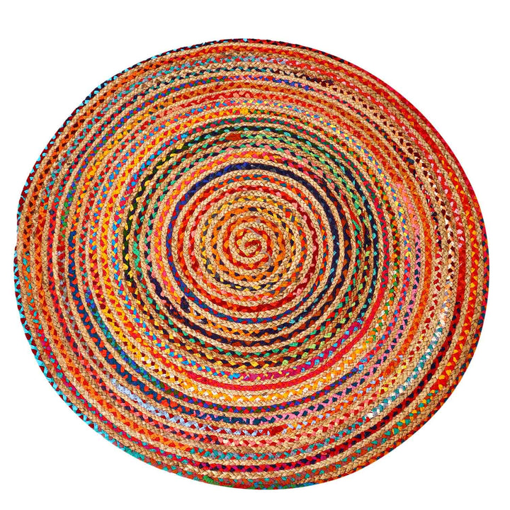 Jute carpet Tamani colorful