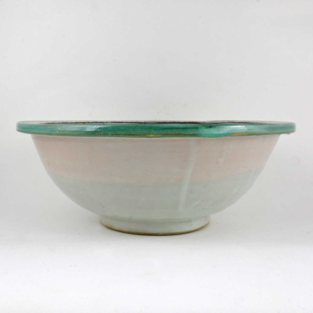 Oriental hand-painted ceramic washbasin Fes50
