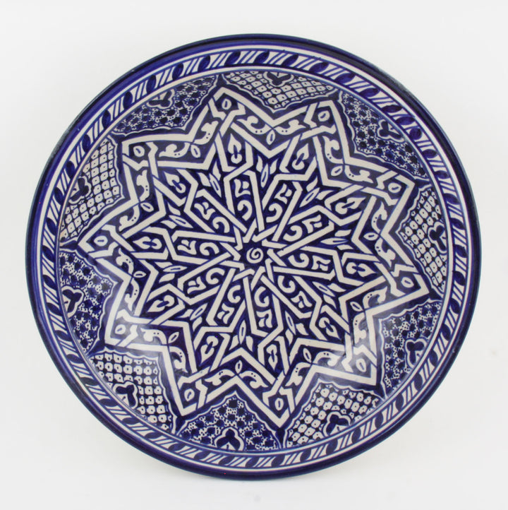 handgeschilderde keramische kom uit Marokko F018