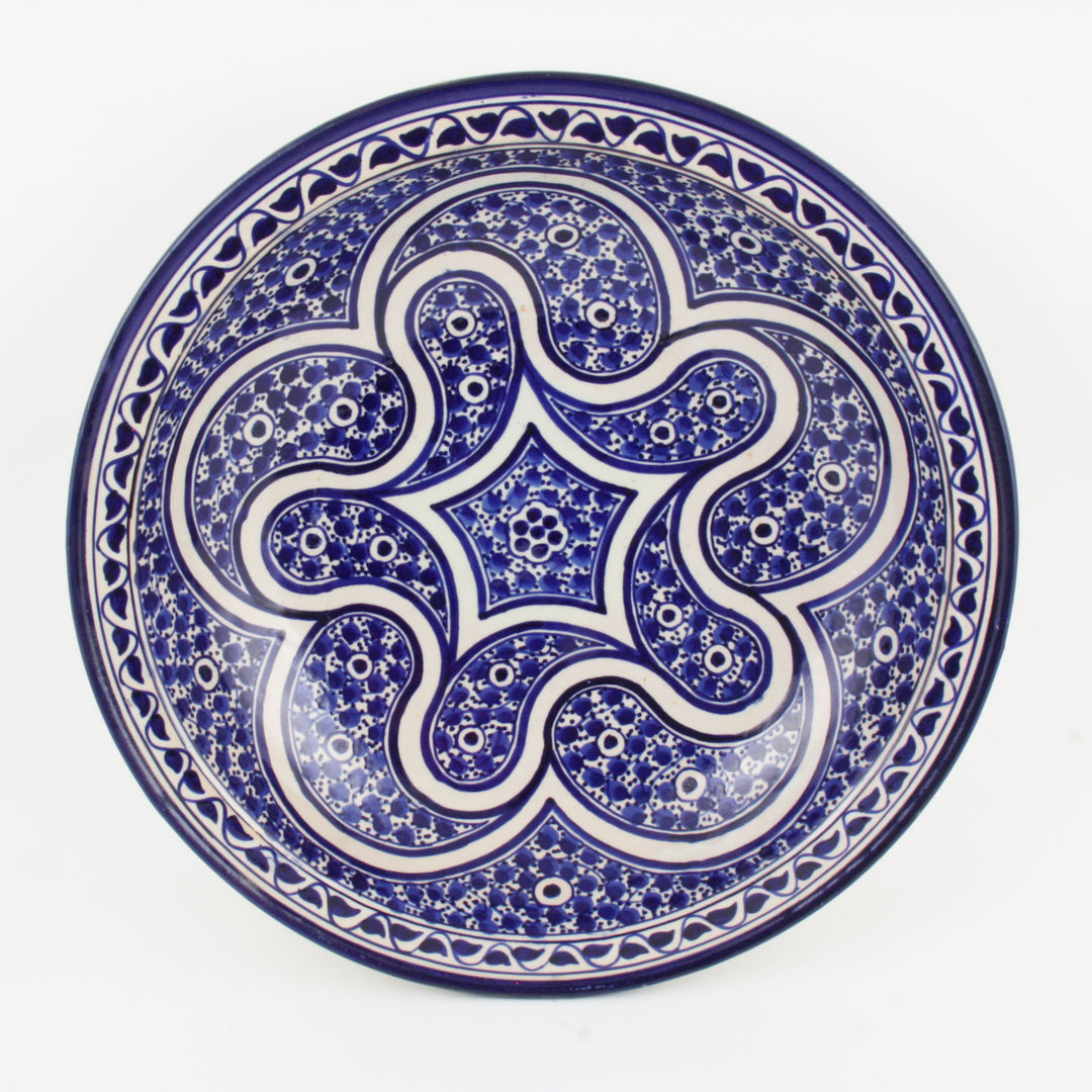handbeschilderde keramische kom uit Marokko F014