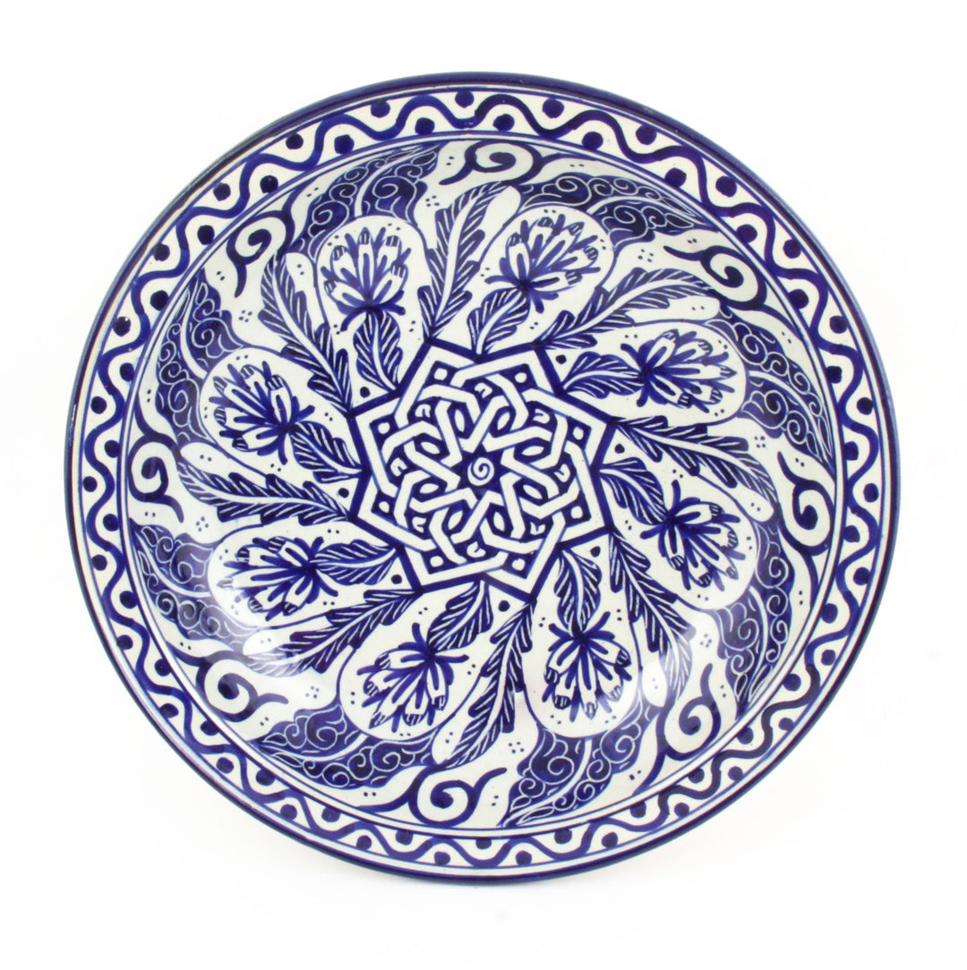 handbeschilderde keramische kom uit Marokko F015