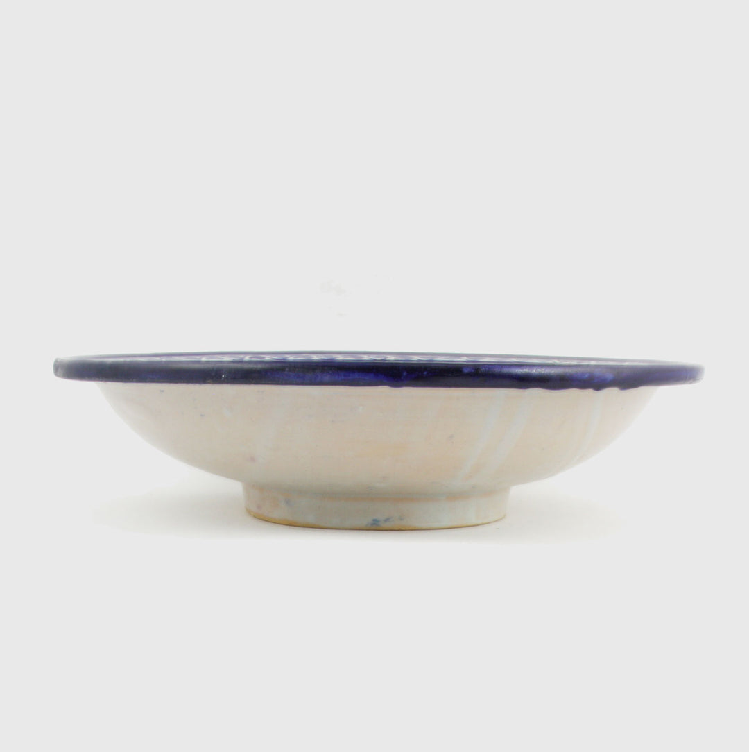 hand-painted ceramic bowl from Morocco F012