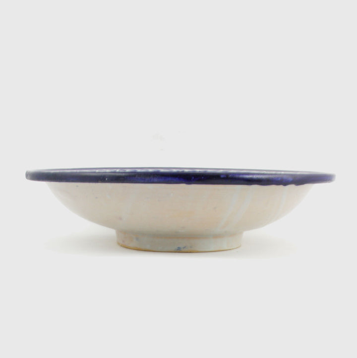 hand-painted ceramic bowl from Morocco F016