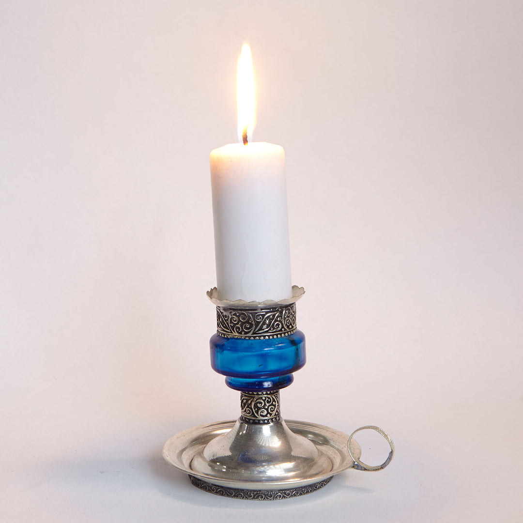 Kerzenständer Aladin Blau