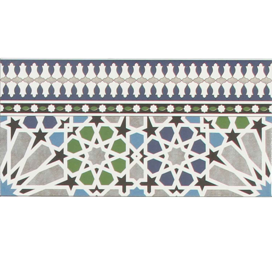 Moroccan tile border Medina