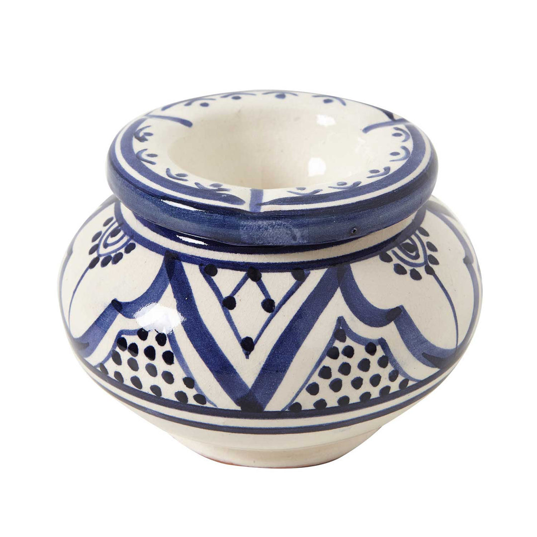 Keramik Aschenbecher Weiß