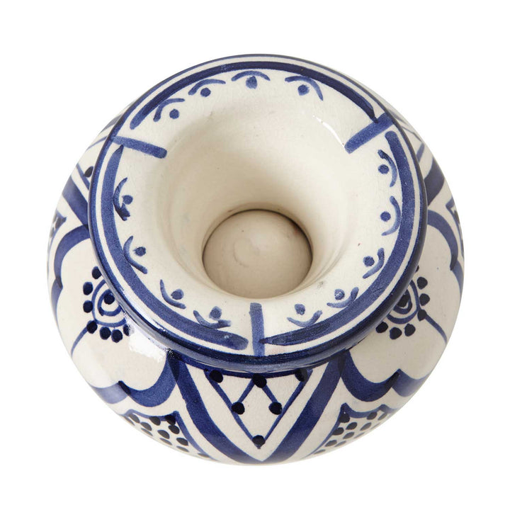 Ceramic ashtray white