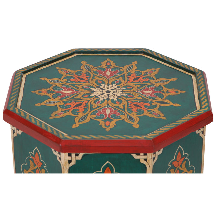 Moroccan wooden side table Schaouen