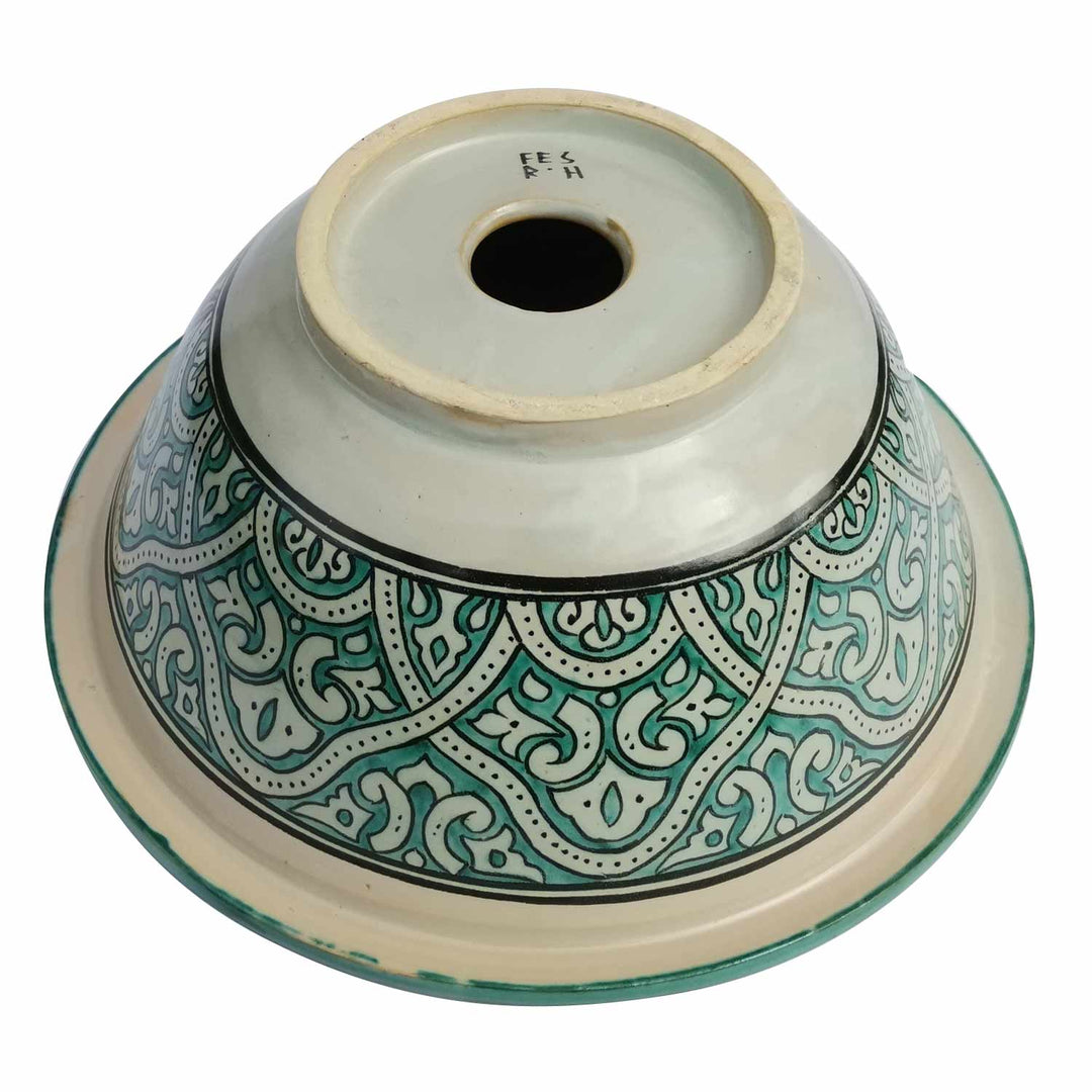 Marokkaanse keramische spoelbak Fes33