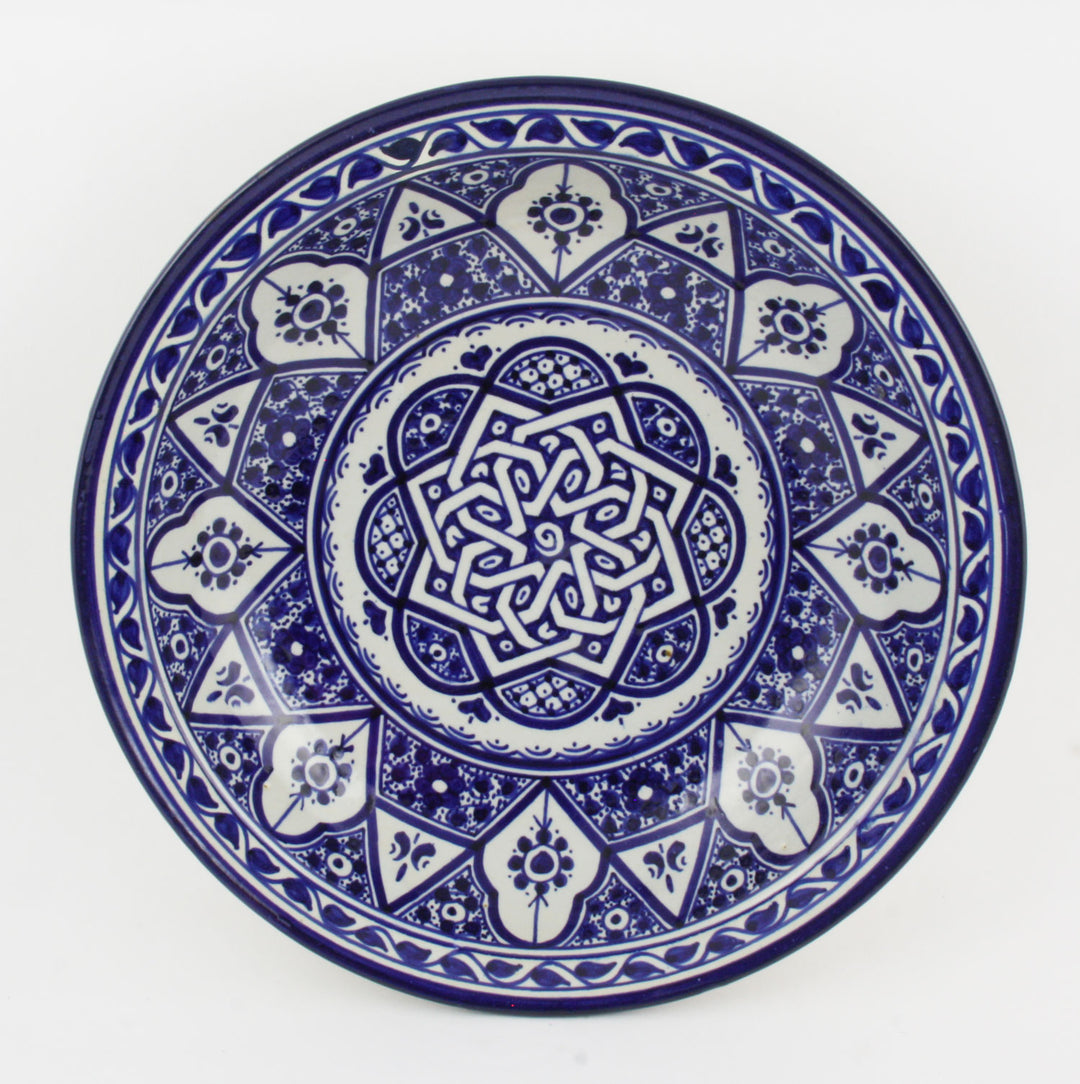handbeschilderde keramische kom uit Marokko F019