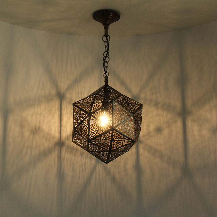 Marokkanische Messinglampe Makaya