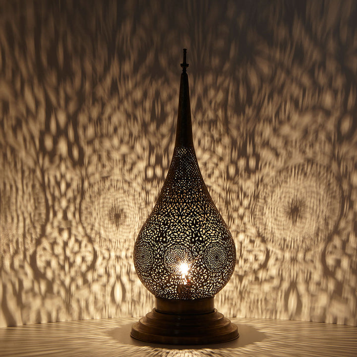 Oriental brass lamp Zakia