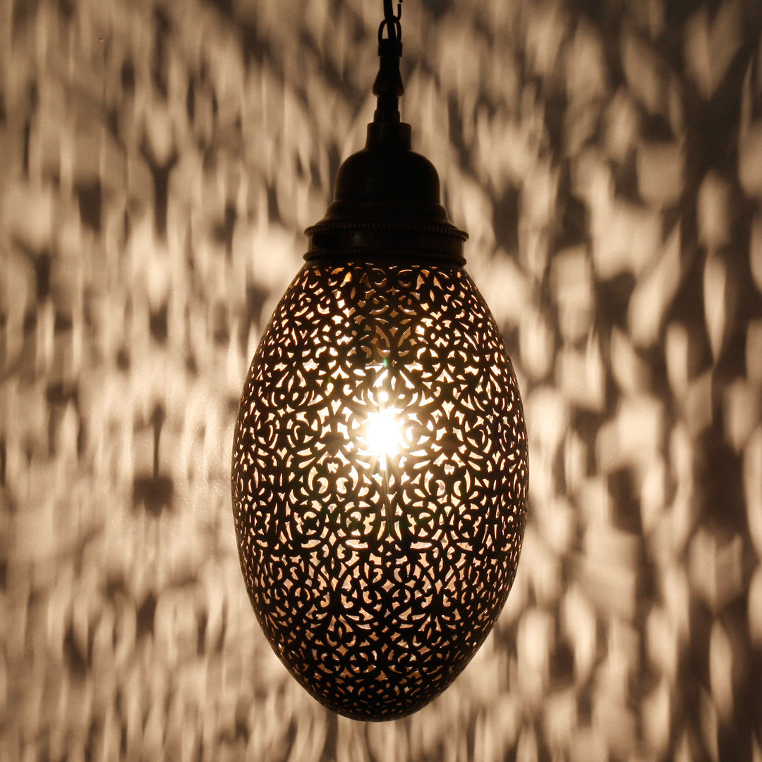 Marokkanische Messinglampe Yilma