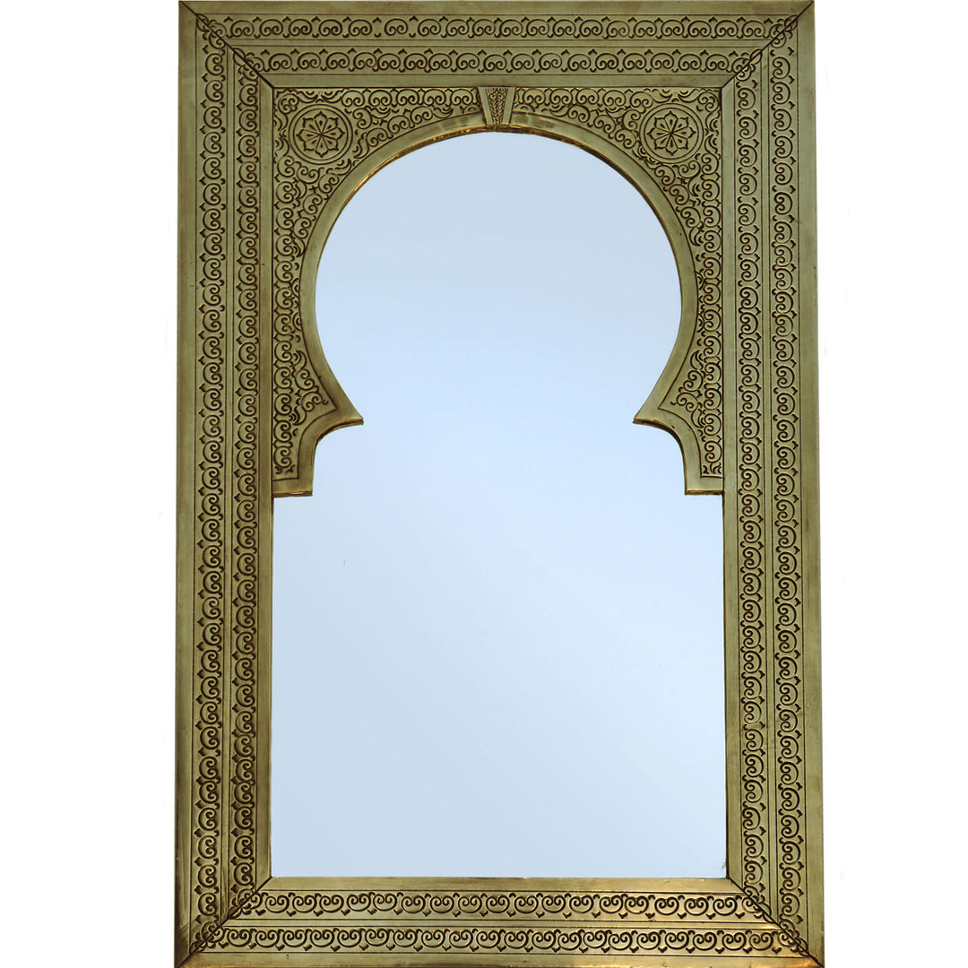 Brass mirror Fassi 100 x 60 cm