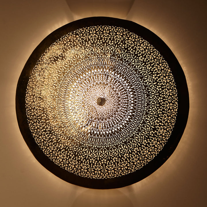 Gharam brass wall lamp