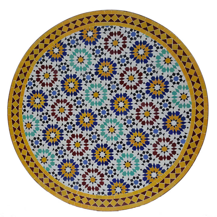 Mosaic table D120 Ankabut Yellow