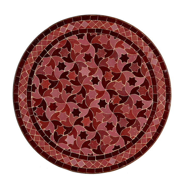 Mosaiktisch Kachel rot