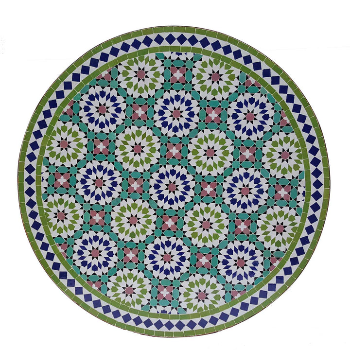 Mosaic table D100 Ankabut Green
