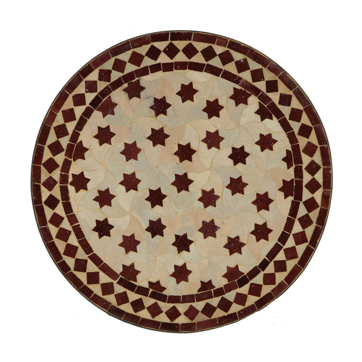 Mosaiktisch aus Marokko - Rund -M60-27