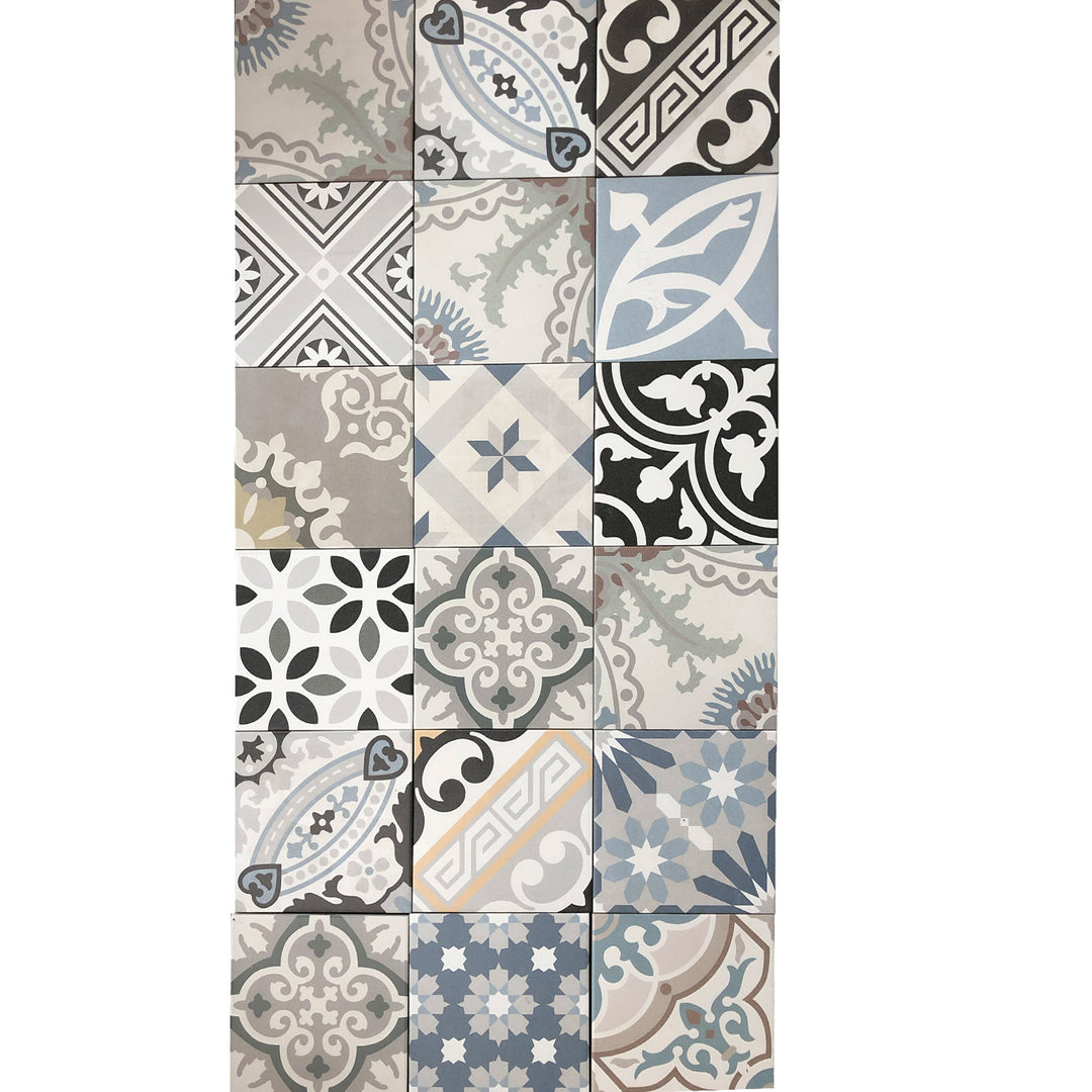 Moroccan tile patchwork